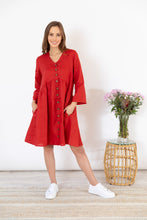Zinnia Dress - Red