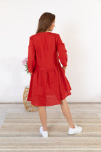 Zinnia Dress - Red