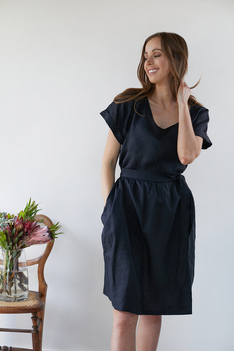 Coneflower Dress - Black