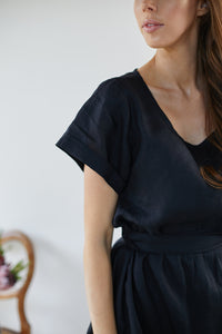 Coneflower Dress - Black